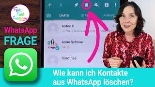 Aus WhatsApp Kontakte löschen. Senior*innen Fragen - 20.