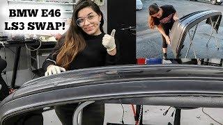 GETTING PARTS READY FOR PAINT! BMW E46 LS3 SWAP