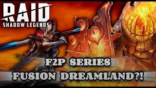 Am I in FUSION Dreamland!! Progression on the F2P Account - A F2P Series | RAID: Shadow Legends