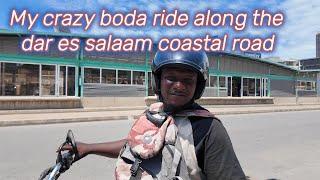 My crazy boda ride in Dar es Salaam Tanzania || TZ here i come || Eniboyme