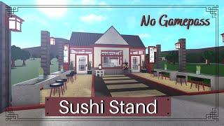 Roblox Bloxburg: No Gamepass "Sushi Stand" Speedbuild + Tour" - September 15, 2020, | Minami Oroi