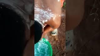 African village bath vlog#trending#subscribe#please