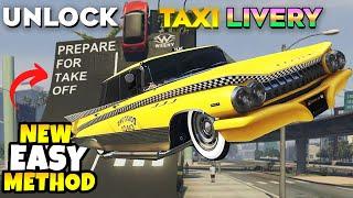 GTA 5 Online NEW EASY WAY To Do Taxi Stunt Jumps & UNLOCK NEW CAR LIVERY Eudora Downtown Cab Co