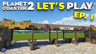 Turnstiles. Let's Play Planet Coaster 2 - Episode 1. Let's Play / Easy Challenge Mode