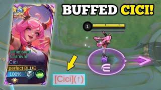 FINALLY! BUFFED CICI IS BACK TO META!‼️ (100% broken!) | CICI BEST BUILD -MLBB