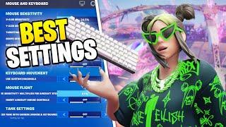 *NEW* BEST Keyboard & Mouse Settings, Sensitivity & Keybinds in Fortnite Season 3!