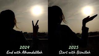 Bye-Bye 2024  Happy New Year 2025 Status ️️ Creative Ideas Urooba | New year Fireworks 2025