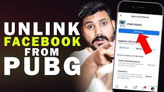 How to Unlink Facebook From Pubg | How to Unlink Pubg Account 2023