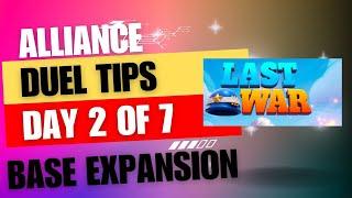 Alliance Duel in Last War : Survival Tips - Day 2 of 7 (Base Expansion)