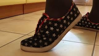 Ants crush in well worn keds