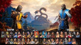 Mortal Kombat 1 All Characters Select Screen MK1
