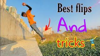 THE BEST FLIPS AND TRICKS || MAHESH VK