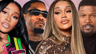 Cardi B leaks Offsets texts begging her| Jamie Foxx gets hit in face w/glass| Jayda Wayda dragged