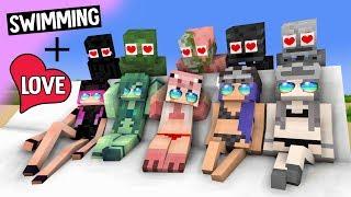 SWIMMING PLUS LOVE (TEAM CHALLENGE) - FUNNY ANIMATION