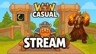 WoW Casual Live: One-Single-Button Fire Mage BfA Timewalking levelling #wow #worldofwarcraft  #tww