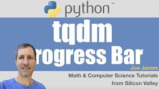 Python: Progress Bar with tqdm