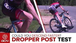 Could You Descend Faster With A Dropper Seatpost?! | Dropper Post Road Bike Test