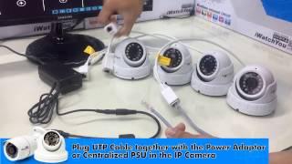 How to install CCTV IP Camera using network switch hub (iWatchYou CCTV)