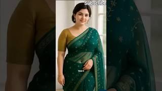 She’s Real?! AI Saree Queen Looks Too Perfect to Believe!  #Shorts #aisaree #ailookbook #ai
