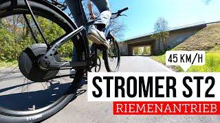 Beste Antriebsart : Stromer ST2 Gates Riemenantrieb 45km/h ebike mit Heckmotor und Nabenschaltung !