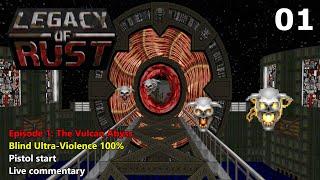 NEW EXPANSION - Doom II: Legacy of Rust - FULL Episode 1 Playthrough - Blind Ultra-Violence 100%