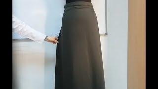 Kalıp Kullanmadan Pratik Çan Etek Nasıl Dikilir? - Practical Bell Skirt How to Stand? | Dikiş Hocam