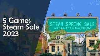 ВЕСЕННЯЯ РАСПРОДАЖА STEAM 2023! Краткий обзор 5 Игр, которые я планирую купить для развития канала