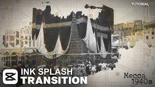 How to create Artistic Ink Splash Transition in Capcut