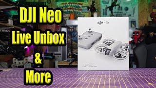 DJI Neo Drone - Live Unboxing - Reaction & Teardown