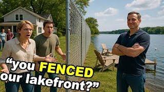 HOA Karen GAVE My Lakefront to Her Cousin—So I Fenced It Right Down the Middle EntitledPeople Reddit
