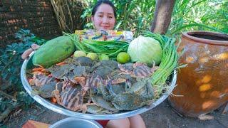 Blue Crab Papaya Salad Cooking - Cooking With Sros