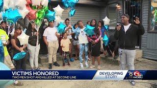 Family holds vigil to remember two men killed during second line