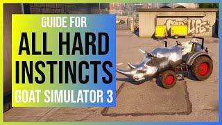 Goat Simulator 3: All difficult Instincts & How to complete them (You Trusted Your Instincts Trophy)