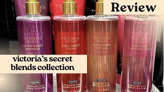 Victoria’s Secret Blends Collection - Berry Bourbon - Cherry Cream - Caramel Vanilla Cashmere Rose