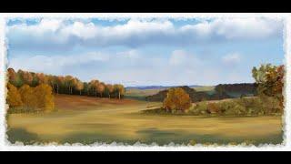 Ozark Landscape Photoshop Painting Exercise 2020