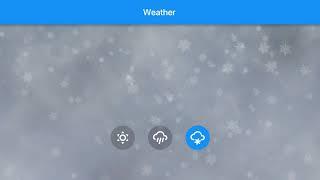 Weather - Demo for SpriteWidget