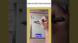 Remarkable 2 Tip no.8 - How To Move Texts Around