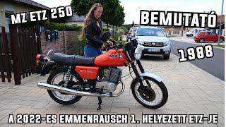 MZ ETZ 250 BEMUTATÓ! | A 2022-es Emmenrausch 1. helyezett ETZ-je TULAJDONOSA BEMUTATÁSÁVAL! 