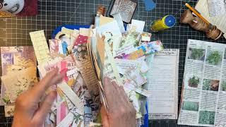 Scrappy Saturday! - Random Ephemera Making from Scraps!