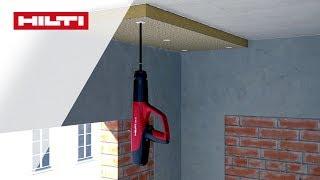 ANLEITUNG zum Befestigen von Dämmstoffen an Decken mit dem Hilti DX 5-IE / DX 460-IE Bolzensetzgerät