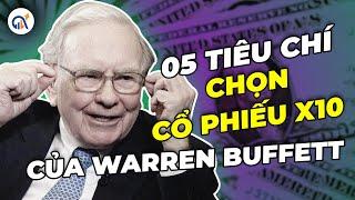 5 TIÊU CHÍ CHỌN CÔ PHIẾU X10 CỦA WARREN BUFFETT | ĐẦU TƯ GIÁ TRỊ TỪ A-Z | PHẦN 6