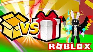 ЧТО ЛУЧШЕ? БАТЛ ПОДАРКОВ ПРОТИВ ОГРОМНЫХ КОРОБОК В СИМУЛЯТОРЕ РАСПАКОВКИ! ROBLOX Unboxing Simulator