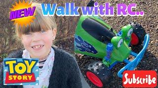 A walk with RC from TOY STORY.. Fun times with remote control car around Exmouth