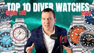 2024 ALIEXPRESS Top 10 DIVER WATCHES Under $80 | AliExpress Haul Watches