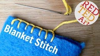 Blanket Stitch How To - Basic Sewing (Embroidery & Hand Sewing)