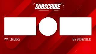 Youtube end screen Background 4K Free Download | KHAN GFX
