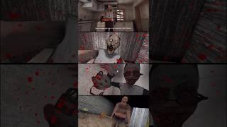 Game Over Scene Battle | Mr Meat Vs Granny Vs Evil Nun Vs The Twins #Shorts