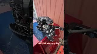 1995/96 Mercury 8hp long shaft 2-stroke. @OutboardMadness #outboardmadness