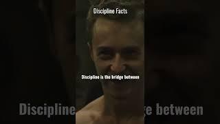 Discipline is the bridge between | Discipline Facts | JustFacts | 023