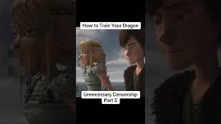 How to Train Your Dragon - Unnecessary Censorship Part 3 #animation #meme #funny #dragon